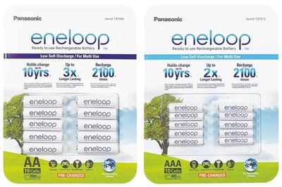 Panasonic Eneloop 三號充電電池 10入 / 四號充電電池 10入 好市多 代購 COSTCO