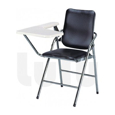 【Lulu】 皮面電鍍學生椅 289-2 ┃ 電鍍椅 鐵學生椅 課桌椅 烤漆椅 上課椅 鐵合椅 皮合椅 折合椅 白宮椅