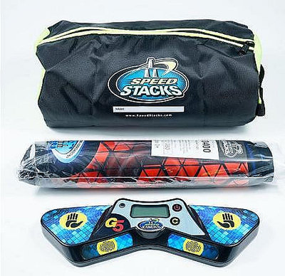 新款推薦史塔克專業比賽魔方計時器競速5五代SpeedStacks收納包魔方墊 可開發票