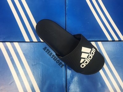 帝安諾 - Adidas Adilette CF+C 男鞋 軟底 運動拖鞋 深藍 AQ3116
