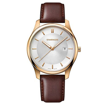 【時光鐘錶公司】瑞士 WENGER 威格 01.1441.107 City 城市系列 經典簡約紳士腕錶 男錶