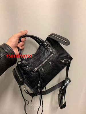 BALENCIAGA(巴黎世家) City mini流蘇 機車包正品