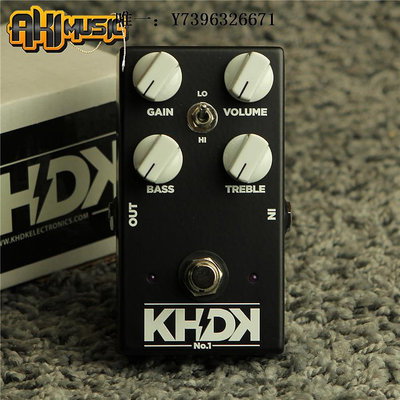 詩佳影音KHDK No.1 2 Clean Boost Overdrive 清音過載激勵吉他單塊效果器影音設備