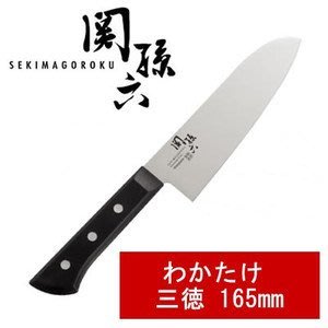 日本製關孫六 若竹AB5420 165mm 不鏽鋼切菜刀 三德刀