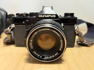 OLYMPUS OM-1 古董 底片單眼相機 含鏡頭