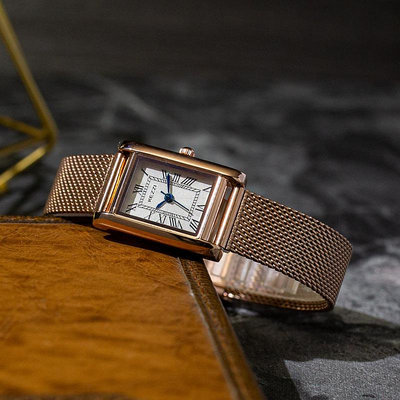 熱銷 KEZZI新款網帶時尚休閑防水手錶腕錶潮流復古羅馬刻度方形女士腕錶151 WG047