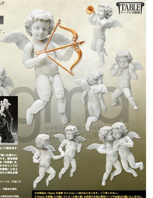 日本正版 代理 Figma SP-076 桌面美術館 天使像 丘比特 邱比特可動公仔