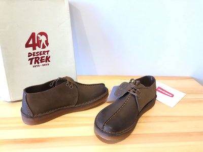 Clarks Originals Desert TREK/ 40th紀念版，真皮休閒鞋 ，現貨到