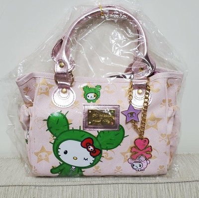 日本(SANRIO) tokidoki for Hello Kitty BAG (SANDY PINK)聯名款【尺寸：小】(賣場另有大尺寸)
