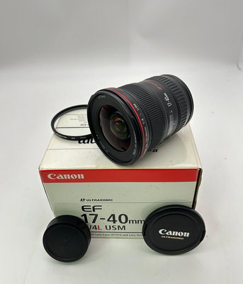 【一番3C】佳能 Canon EF 17-40mm F4 L USM 盒裝 優質二手鏡頭 小三元 超廣角變焦鏡 UZ鏡