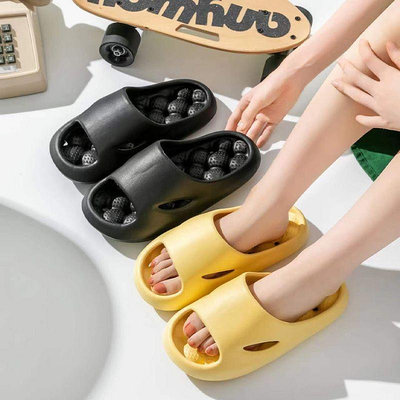 ‹按摩拖鞋› 浴室 拖鞋 女士夏季室內家居按摩洗澡防滑防臭漏水eva 涼拖 男款情侶