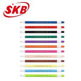SKB NP-1001 按壓水溶性色鉛筆/支 色筆 繪圖【Star_EC】現貨+預購