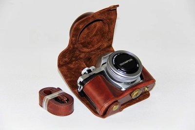 適用 for 奧林巴斯 OLYMPUS EM10 MarkII相機包E-M10二代長短焦14-42mm皮套 w1106-