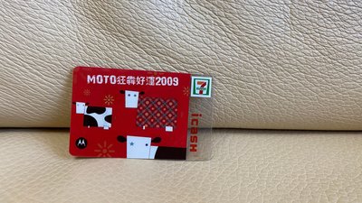 7-11 統一超商 ICASH MOTO狂犇好運2009 二手卡 紀念卡 收藏卡