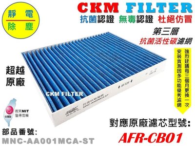 【CKM】適用 ALASKA 阿拉斯加 FR-3538 空氣淨化箱 除菌 抗菌 無毒 活性碳靜電濾網 AFR-CB01