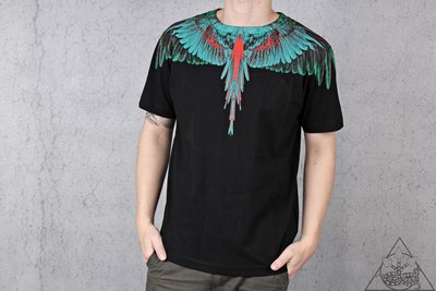 【HYDRA】Marcelo Burlon Green Wing T-Shirt 綠 鸚鵡 翅膀 短T【MB34】