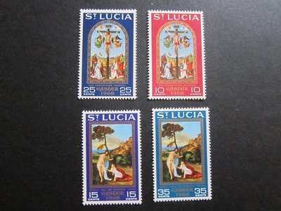 【雲品五】聖盧西亞St Lucia 1968 Sc 231-234 set MH 庫號#B515 62837