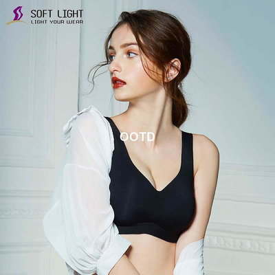 SOFT LIGHT -「極致裸感」隱形貼合背扣內衣(黑色)-OOTD