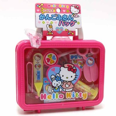 *現貨*日本SANRIO 三麗鷗 Hello Kitty 凱蒂貓 玩具 護士家家酒 手提盒 醫護玩具組 附鎖 看病遊戲