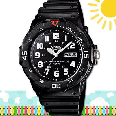 CASIO時計屋 卡西歐手錶 MRW-200H-1B 男錶 指針錶 橡膠錶帶 黑 防水100米 LRW-200H