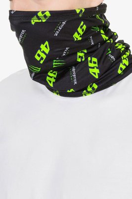 預購 脖圍領巾圍巾防風沙 紫外線 肌膚老化 羅西專門店Neck warmer in polyester valentino Rossi VR46 Monster
