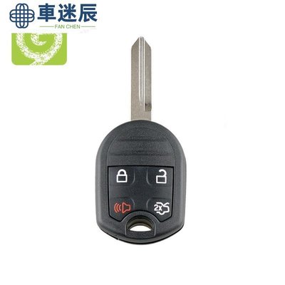 車載智能遙控鑰匙 4 按鈕汽車鑰匙扣適用於 2010 2011 2012 201 2014 福野馬 15Mh車迷辰