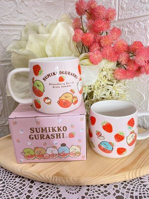 『 貓頭鷹 日本雜貨舖 』日本草莓系列🍓-角落生物馬克杯