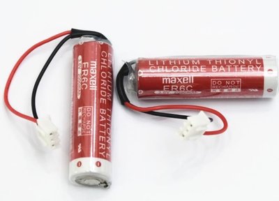 Maxell ER6C 3.6V 鋰電池 F2-40BL 三菱 PLC 電池(無白頭)