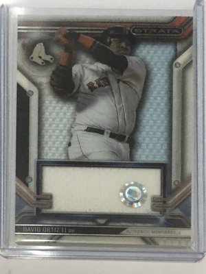 波士頓 紅襪隊 2016 Topps Strata DAVID ORTIZ 球衣卡 名人堂 球星