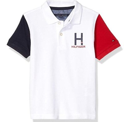 預購 美國帶回 Tommy Hilfiger 夏季 logo 經典雙配色 童裝 上衣 POLO衫 休閒服