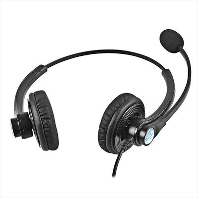 頭戴式耳機貝恩A26客服話務頭戴式電銷呼叫筆記本PC電腦電話防噪音usb耳機