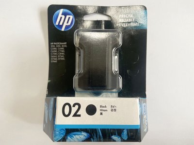 HP 02原廠黑色墨水匣(C8721WA)