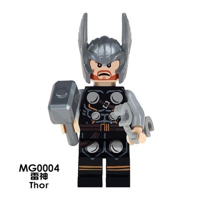【積木班長】MG0004 雷神索爾 雷神 索爾 漫威 復仇者聯盟 超級英雄 人偶 袋裝/相容 樂高 LEGO 積木
