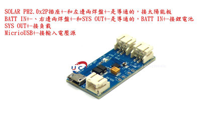 【UCI電子】 (E-1) 500MA 迷你太陽能鋰電池USB充電板CN3065 MINI充電模組4.4-6V