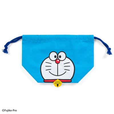 §A-mon日本雜貨屋§日本正版哆啦A夢 小叮噹 Doraemon可愛棉布*束口袋立體收納袋*化妝袋 *便當袋 現貨