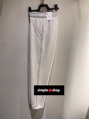 【Simple Shop】NIKE TRAINNG 運動長褲 瑜珈 訓練 縮口 棉褲 米白色 女款 DD5797-050