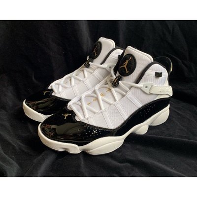 【正品】Air Jordan 6 Rings DMP 黑白 籃球 運動 高幫 現貨 CW6993-100慢跑鞋