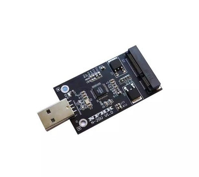 [4大陸直購] USB 2.0 to mSATA SSD adapter card mSATA固態盤轉USB 2.0轉接卡 N-20U