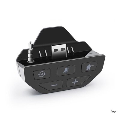 西米の店iwo  立體聲耳機適配器-音頻適配器Xbox One遊戲手柄的耳機轉換器
