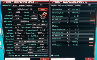 新達3C 華碩 GT720-2GD3-V2/DP_CARD/VGA 超合金電源技術 0dB 靜音散熱功能 售價=600元