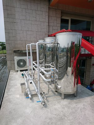 瑞智熱泵6.5KW含500L304不銹鋼保溫桶(非太陽能.電熱熱水器.瓦斯熱水器)