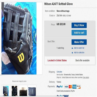棒球手套棒球魂 棒球手套美國進口Wilson A2477半牛皮棒壘球手套（超值）