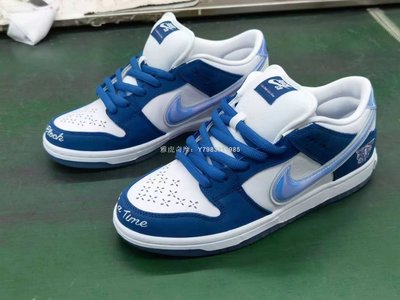 Nike SB Dunk “Release Date”藍白色 滑板鞋 男款 FN7819-400