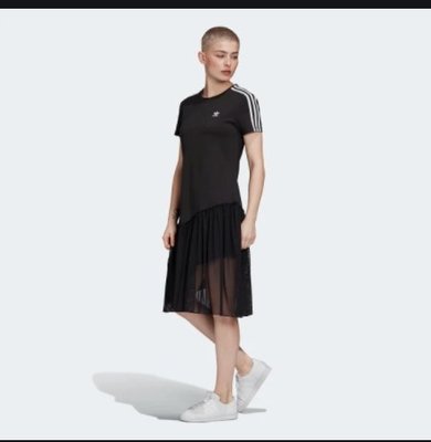 FOCA ADIDAS originals TULLE DRESS 女款 黑色 洋裝 宋妍霏 代言款 gk3663