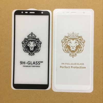 手機方城市 SAMSUNG Galaxy J4+ J6+ 9H  滿版 鋼化玻璃 保護貼 黑白兩色