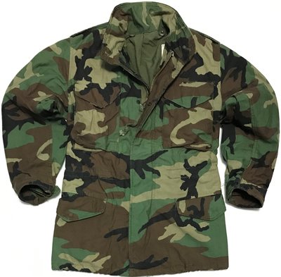 美軍公發 M65 野戰外套 夾克 BDU 叢林迷彩 銅拉鍊款