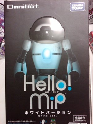 TAKARA TOMY Omnibot 系列 HELLO MIP 遙控機器人 白
