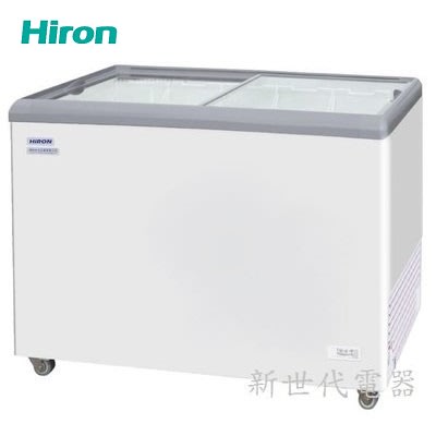 **新世代電器**請先詢價 HiRON海容 3尺7玻璃推拉冷凍櫃 HSD-358