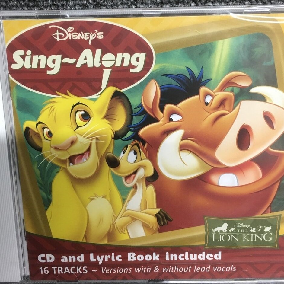 歐版全新CD~迪士尼獅子王精選特輯含歌詞DISNEY'S SING-A-LONG THE LION 