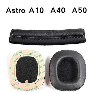適用羅技Astro A10耳機套A40海綿套 A50絨布耳罩電競游戲頭梁耳墊